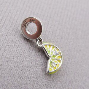 Pandora Lemon Slice Sparkling Fruit Dangle Charm